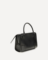 Borsa a Mano Amazona 180 media in pelle di vitello - NERO | Base Blu