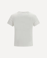 Ti Amo print jersey T-shirt - WHITE | Base Blu