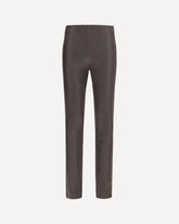 Roche stretch-leather Pants - BROWN | Base Blu