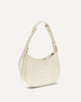 Half Moon Baby Shoulder Bag - WHITE | Base Blu