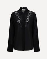 Georgette Shirt - BLACK | Base Blu