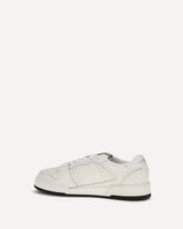 Match leather Sneakers - WHITE | Base Blu