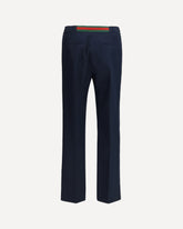 Pantaloni in panama tecnico - BLU | Base Blu