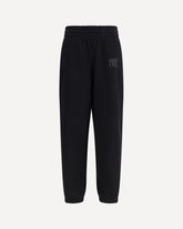Puff-Print Logo Sweatpants - BLACK | Base Blu