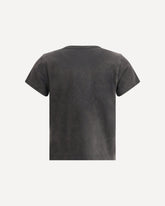 Cropped Graphic T-shirt - BLACK | Base Blu