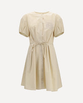 Lightweight cotton poplin Dress - BEIGE | Base Blu