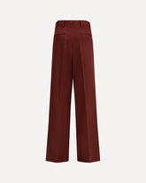 Wool sartorial Trousers - BORDEAUX | Base Blu