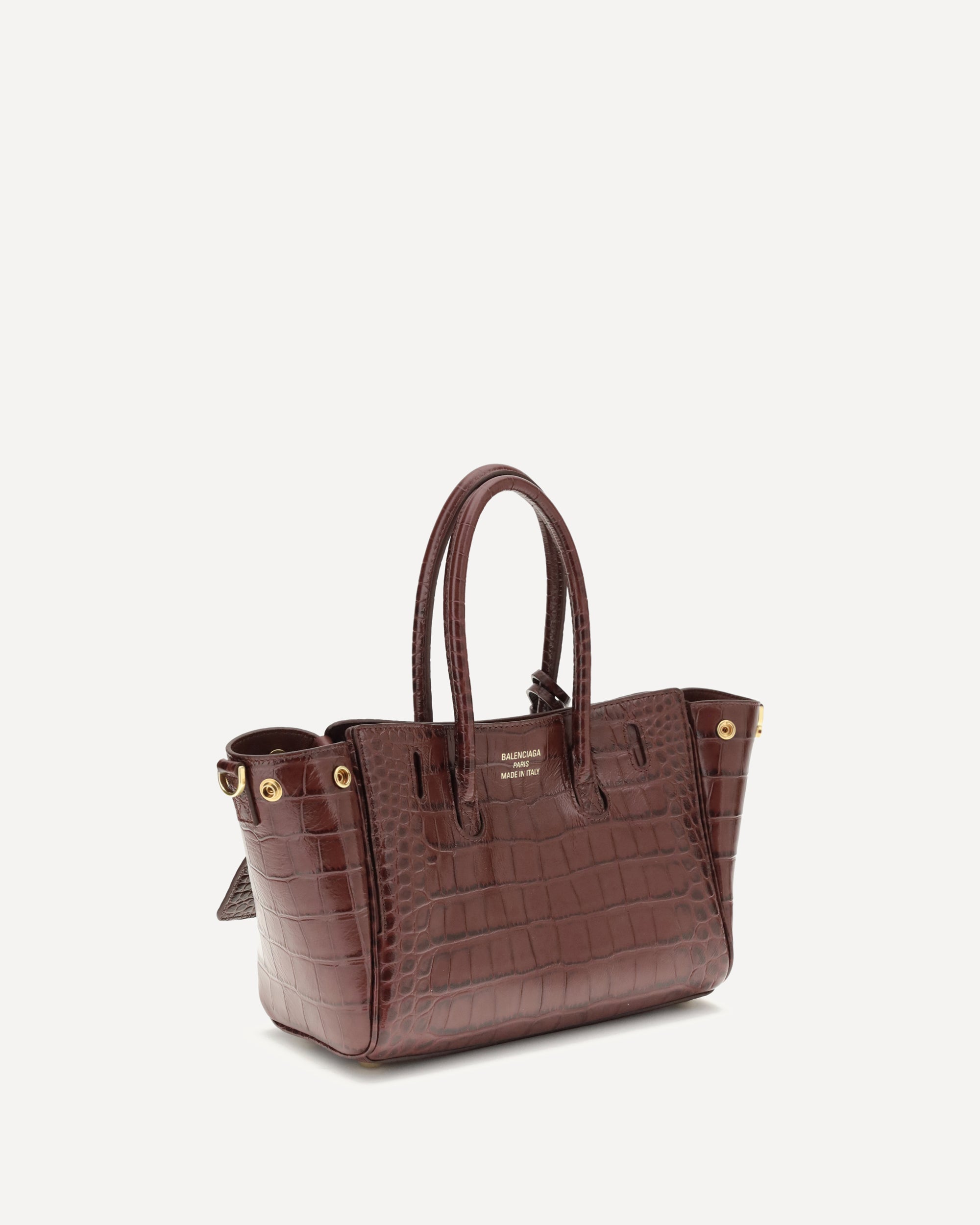 BALENCIAGA Bel Air mini Shoulder Bag BORDEAUX | Base Blu