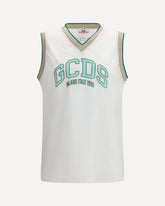 Logo Lounge Mesh Tank Top - WHITE | Base Blu