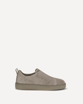Suede slip-on Sneakers - BEIGE | Base Blu