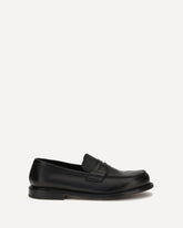 Leather Loafer - BLACK | Base Blu