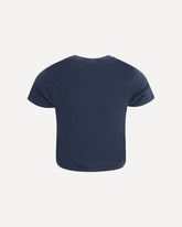 Embroidered T-shirt - BLUE | Base Blu
