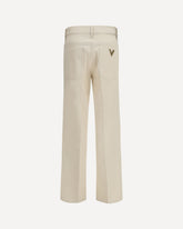 Five-pocket flare Pants - BEIGE | Base Blu