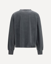 Long-sleeve tiger-print T-shirt - GREY | Base Blu