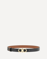 Gancini reversible Belt - BROWN | Base Blu