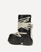 Megalace Lunar Mega Tractor knee-high Boots - BLACK | Base Blu