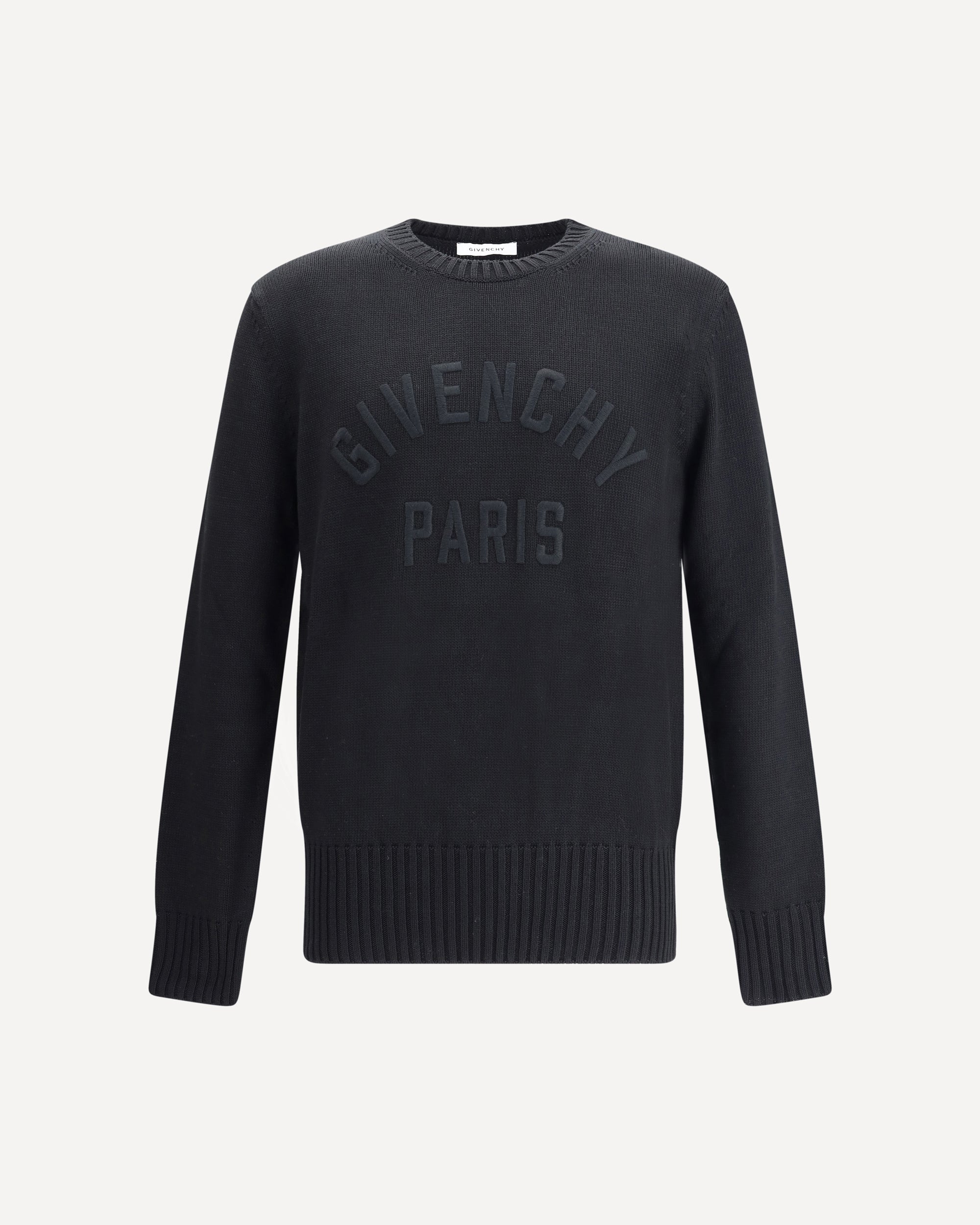 GIVENCHY Logo Sweater BLACK Base Blu