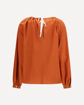 Cotton Blouse - ORANGE | Base Blu