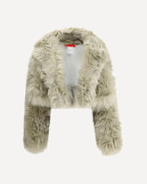 Faux fur Jacket - BEIGE | Base Blu
