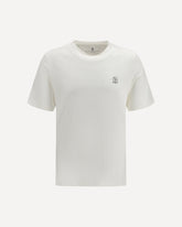 Logoed T-shirt - WHITE | Base Blu