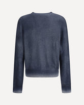 Cashmere Crewneck with gradient effect - BLUE | Base Blu