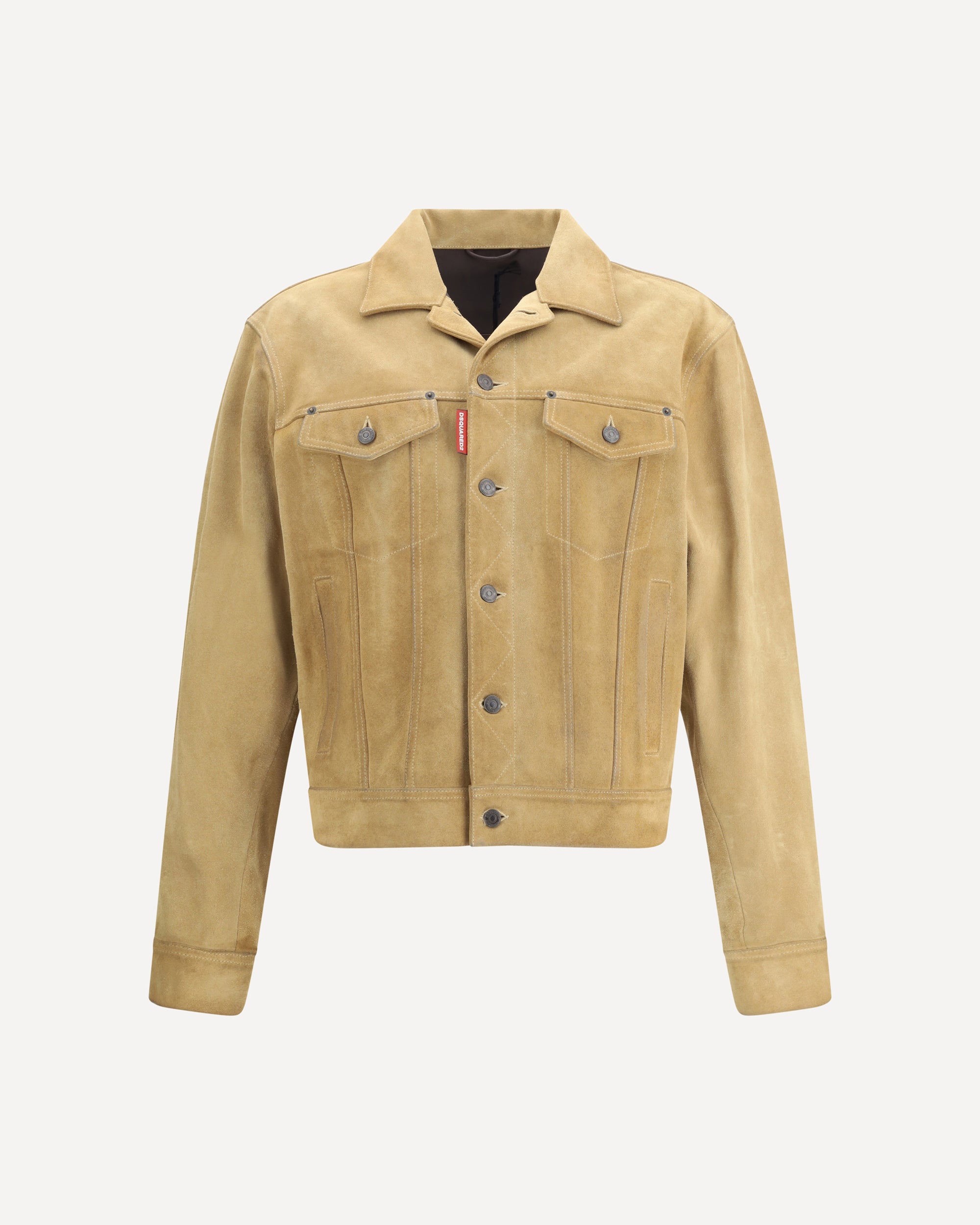 DSQUARED2 Suede Jacket BEIGE | Base Blu