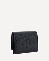 Portafogli in pelle martellata - NERO | Base Blu