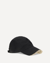 Baseball Cap with GG fabric detail - BLACK | Base Blu