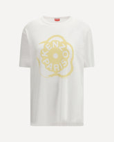 Boke Flower 2.0 loose T-shirt - WHITE | Base Blu