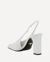 Leather Pumps - WHITE | Base Blu