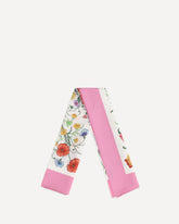 Printed silk Flora Twill Scarf - MULTICOLOUR | Base Blu