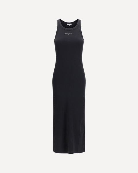 MAISON KITSUNÉ Ribbed tank Dress BLACK | Base Blu