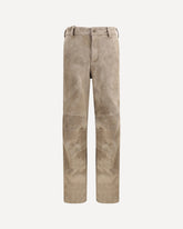 Suede Pants - BEIGE | Base Blu
