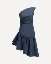Anuja one shoulder Dress - BLUE | Base Blu