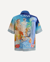 Cuban short sleeve silk Shirt - MULTICOLOUR | Base Blu