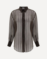 Silk Shirt - BROWN | Base Blu