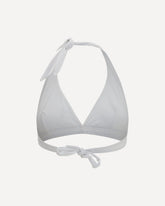 Tech jersey Bikini Top with monili - WHITE | Base Blu