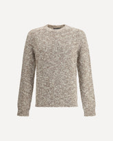 Maglione girocollo in lana rasata - MULTICOLORE | Base Blu