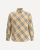 Camicia Archivio Check - BEIGE | Base Blu