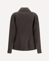 Calcio virgin wool Jacket - BROWN | Base Blu