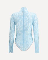 Lace Bodysuit - LIGHT BLUE | Base Blu