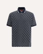 GG jacquard cotton piqué Polo - MULTICOLOUR | Base Blu
