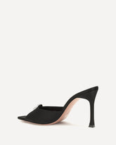 Camelia Mule Sandals - BLACK | Base Blu