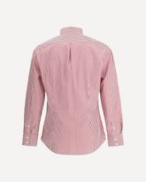 Camicia a righe in Cotone - ROSSO | Base Blu