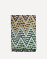 Wool-blend Plume Throw - MULTICOLOUR | Base Blu