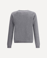 Multicolor logo cashmere Sweater - GREY | Base Blu