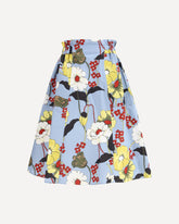 Flared floral midi Skirt - MULTICOLOUR | Base Blu