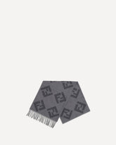 Sciarpa in lana FF - GRIGIO | Base Blu