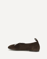 Ballerine Rosalind in pelle - MARRONE | Base Blu
