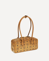Aren East West Visetos Shoulder Bag - BROWN | Base Blu